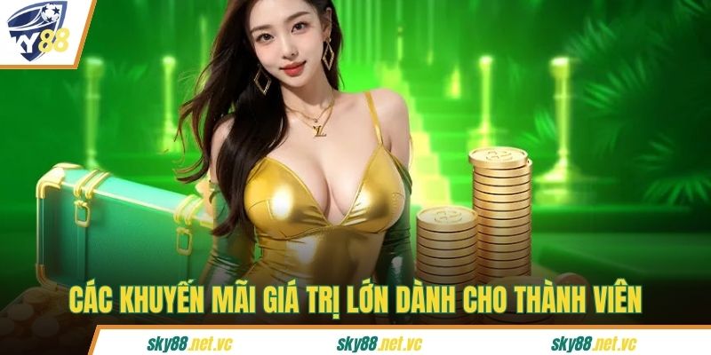 Các khuyến mãi giá trị lớn dành cho thành viên