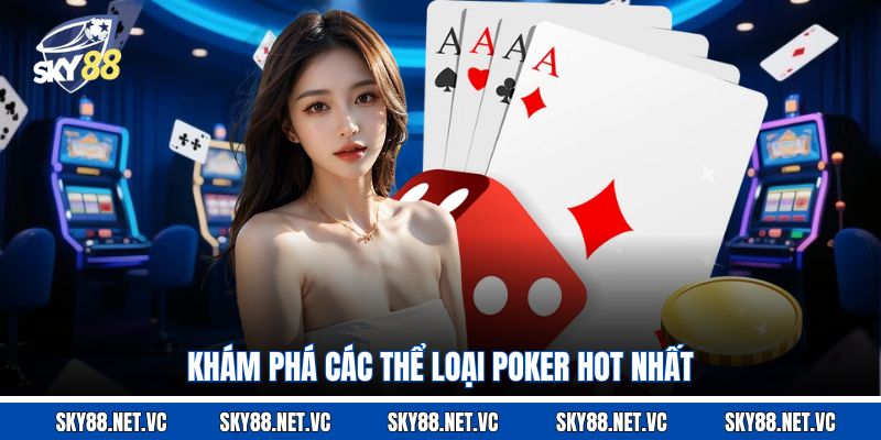 Khám phá các thể loại poker hot nhất 