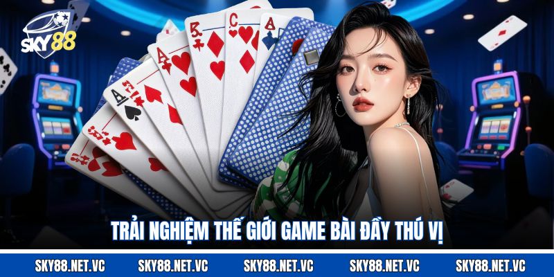 Trải nghiệm thế giới game bài đầy thú vị 